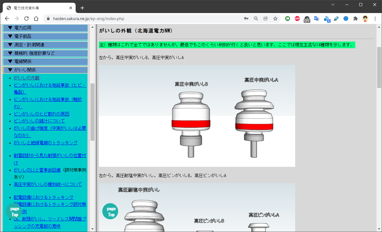 電力技術資料集について